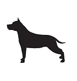 Terrier Dog Pet American Staffordshire Terrier Car Truck Vehicle Bumper Helmet Decal Sticker Wall Art Laptop Design Skin Stickers