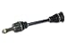 Axle Shaft : PASSAT 01 Front Axle; FWD, AT, thru VIN 049999, 1.8L (turbo gas), R. Rig...