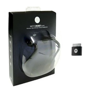 Motorola MOTOROKR S9-HD Black Bluetooth Stereo Headphone with D670 Bluetooth Adapter for iPod