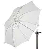 Produkt-Bild: Delamax Durchlichtschirm 101cm - wei&szlig; - f&uuml;r besonders diffuses Licht