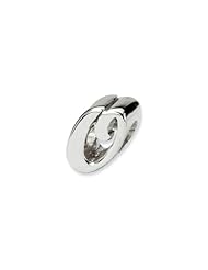 Script Style, Letter O Charm in Silver For 3mm Charm Bracelets