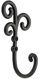 Franklin Brass 133072 Curlique Hook, Flat Black