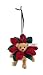 Steiff 38396-Teddybär blond Weihnachtsstern Ornament