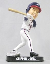 Atlanta Braves Chipper Jones Blatinum Bobblehead