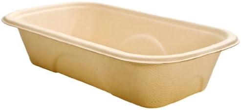 IFN Green 35-5000 BAMware Bamboo Fiber Bottom Lunch Box, 29oz Capacity (Case of 500)