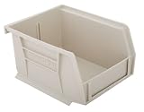 7 3/8 x 4 1/8 x 3, (L x W x H-outside dimensions), Color - Stone, Hanging Storage Bin, Akro-Mils (1 Each)