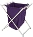 Wäschesammler chrom-blau Dirty Breite 48cmx Höhe 74cm x Tiefe 40cm 35207