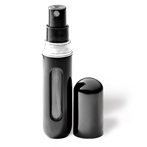 Travella Refillable Perfume Spray Atomizer - 4 ML (.13 FL Ounces) - Travel-Size Women's Personal Fragrance Atomizer - TSA Approved - Fits In Your Purse, Pocket or Luggage - Refills in Seconds - Perfect Addition To Your Refillable Cosmetic Containers