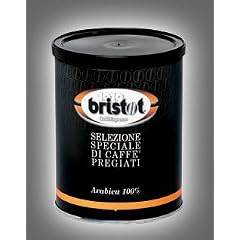 Bristot Kaffee Espresso 100% Arabica, gemahlen Dose 250g