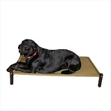 Classic Cot Elevated Dog Bed Size: Small (20 x 30), Fabric: Ballistic Nylon - Gold
