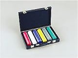 Imitation Alligator Carrying Case For 300 Chips - Poker Chip Cases