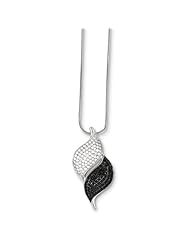 Sterling Silver 18in & CZ Necklace. Metal Wt- 4.57g