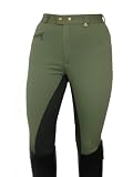 Damen Reithose Champion Micro 2000 Golden Dress moosgrün/dunkelgrün
