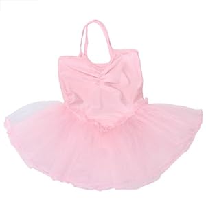 Girls Fairy Dress Ballet Tutu Leotard 4-5T - Light Pink