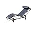Alphaville Anti-Gravity Black Longue Chaise Alphaville Seating Accent Collection