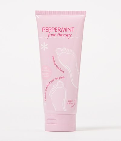 Upper Canada Peppermint Foot Therapy Heat Activated Warming Foot Scrub
