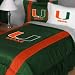 Miami Hurricanes- Bedding Comforter - Queen/Full Bed