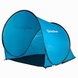 Quechua 2 seconds blau UV-Schutz Strandmuschel Wind, Sonnen, Regenschutz, Wurfzelt