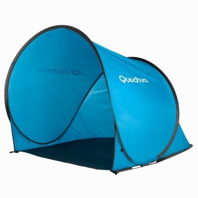 Quechua 2 seconds blau UV-Schutz Strandmuschel Wind, Sonnen, Regenschutz, Wurfzelt Quechua 2 seconds blau UV-Schutz Strandmuschel Wind, Sonnen, Regenschutz, Wurfzelt