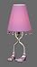 Eve Table Feet Lamp, Purple Shade with Matching Sandals- L98PU