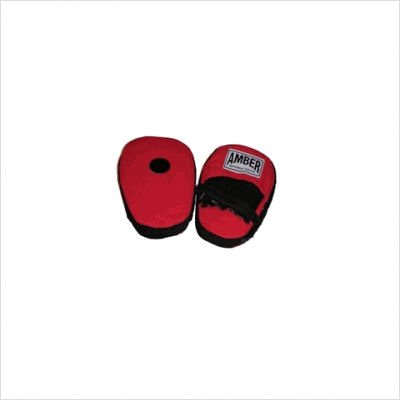 Canvas Focus Mitts in Red