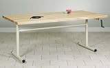 CLINTON GROUP THERAPY TABLES Hand crank 48x36(maple) Item# 77-45CM