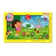 Neat Solutions 50-Ct Dora The Explorer Table Topper Disposable Stick-On Placemats With Reusable Pop-Up Travel Case