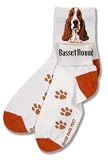 Basset Hound Roll Down Sock