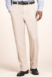 Big Tall TencelÃ‚Â® Flat Front Trousers with Linen