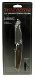 Checkered Wood Folder, Clam Pack; For: 3, Fine; MFG: Winchester Knives; Catagory: Knives & Accessories - Folding & Lock Back (Checkered Wood Fold 3 Fine Clam)