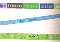 Around The Block Roll On Transfers Set Of 3 FAMILY LIFE For Scrapbooking, Card Making & Craft Projects