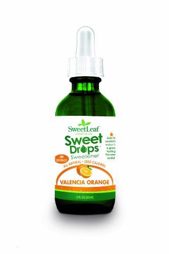 SweetLeaf Liquid Stevia, Valencia Orange, 2-Ounce Bottles (Pack of 2)