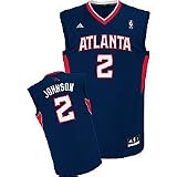 Adidas Atlanta Hawks Joe Johnson Youth (Sizes 8-20) Revolution 30 Replica Road Jersey Small