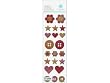 Martha Stewart Sticker Glitter Button