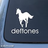 DEFTONES WHITE PONY - Car, Truck, Notebook, Vinyl Decal Sticker #1089 | Vinyl Color: White