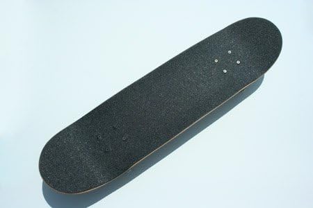 Black Blank Dipped Skateboard Complete Skate Deck 7.5(com-9028)