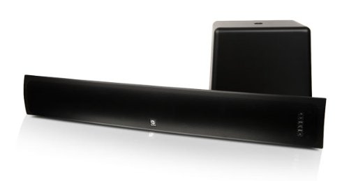 Boston Acoustics TVee Model 25 Sound System with Sleek Soundbar and Wireless Subwoofer (Black)
