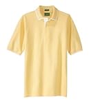 Outer Banks - Egyptian Diamond Knit Sport Shirt with Tipping Maize-2XL