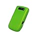 Neon Green Rubberized Snap-On Cover Case for Blackberry Torch 9800 thumb