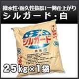 ノーブランド品 シルガード なんばんしっくい(南蛮漆喰)白(ホワイト)約25kg