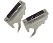 RS232 DB25 Male to Male Straight Thru Serial Cable 3 ft