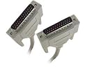 DB25 Male to Male Straight Thru Serial RS232 Cable 100 ft