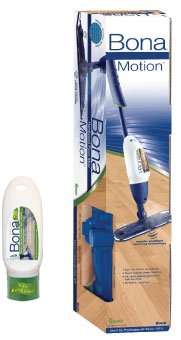 Bona® Motion Mop w/33oz Stone, Tile & Laminate Refillable Cartridge