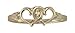 Black Hills Gold 10K Ladies' Double Heart Diamond Ring