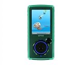 PCMICROSTORE Brand SanDisk Sansa View Crystal Snap-On Case Cover with Removable Belt Clip For Sandisk View 8gb and Sandisk View 16gb - 5 Colors Choices, GREEN