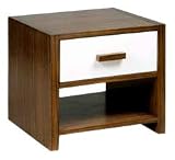 LittoKids Manhattan Nightstand - Zebra Wood