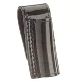 Hi High Gloss Police Duty Belt Mini Mag Maglite Flashlight Holder Case, Black