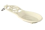 Premier Housewares Cast Iron Spoon Rest, Cream