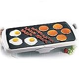 Presto Cool Touch 20-Inch Electric Griddle - Black