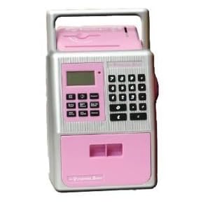 Personal ATM cash machine Money bank Pink
